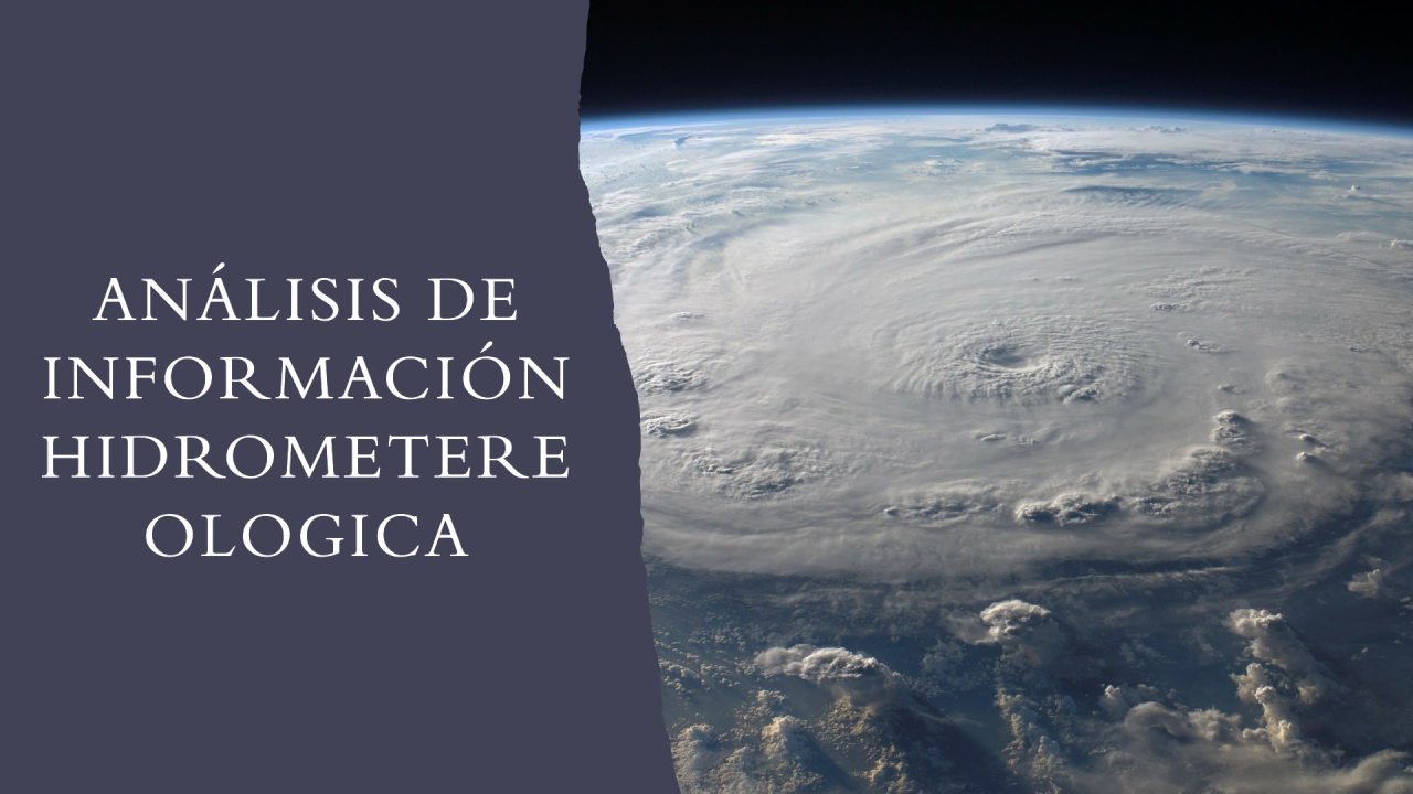Análisis de información hidrometereologica