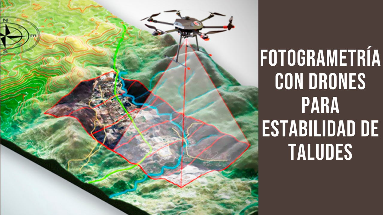 Estabilidad de taludes: Fotogrametría con drones