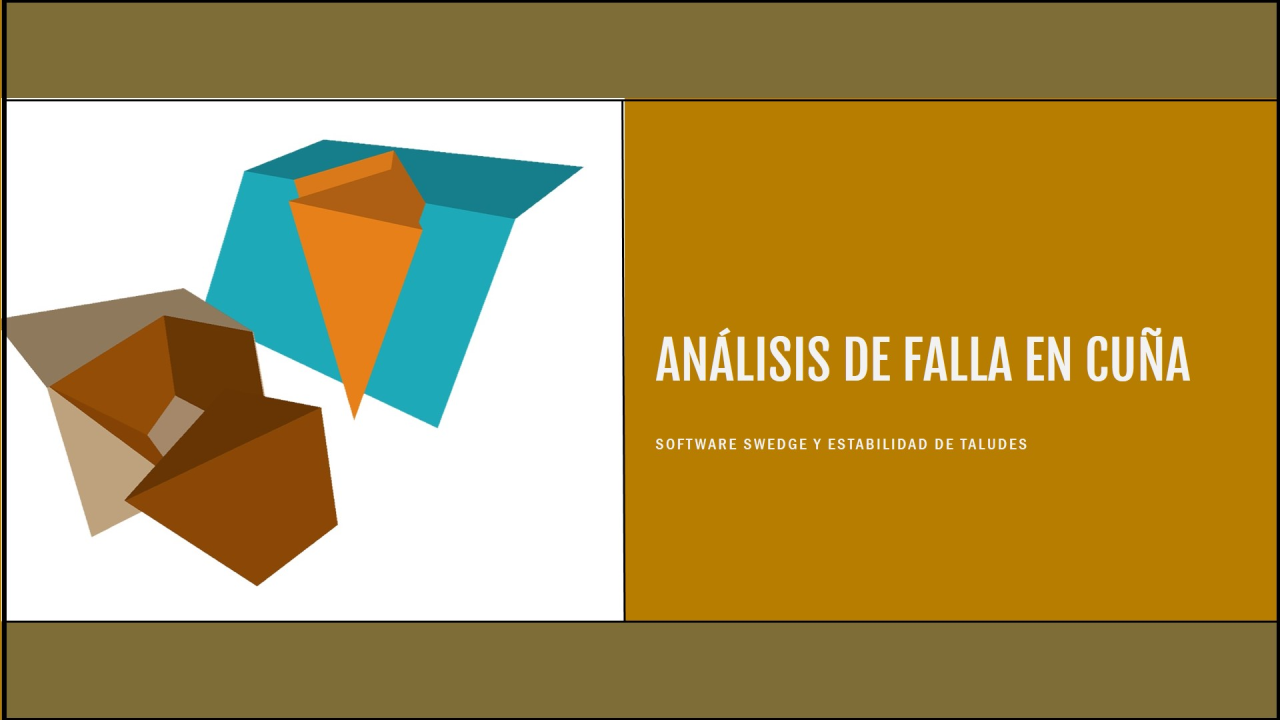 Análisis de Falla en Cuña (Software Swedge) en Estabilidad de Taludes