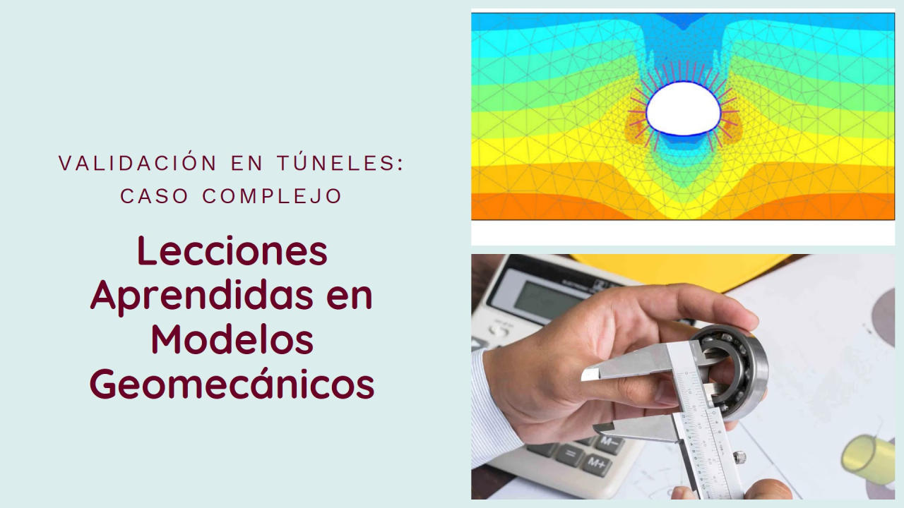 Validación de modelos geomecánicos en túneles: Lecciones aprendidas de un caso de estudio complejo